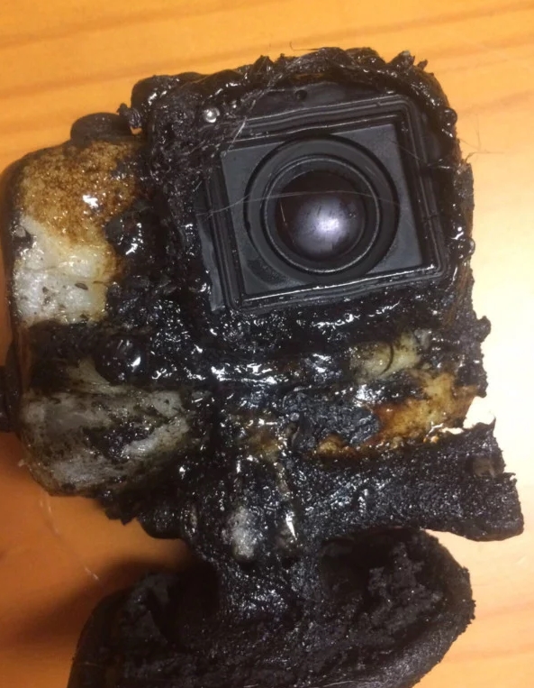 一部倔强的GoPro：被火山熔岩覆盖 竟然还活着