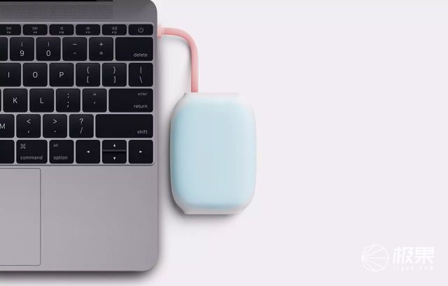 粉嫩外观的移动硬盘，虾饺配色竟把人看饿了