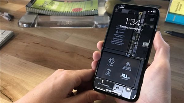 苹果iPhone X拆机结构壁纸在全面屏下更赞