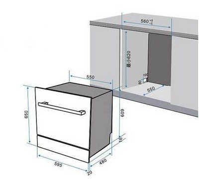 柜式洗碗机安装
