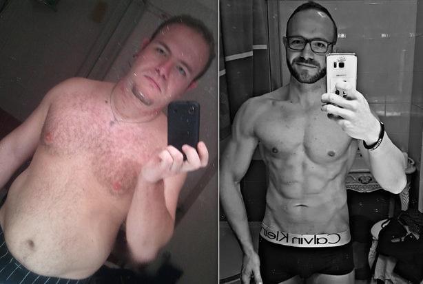 男子减掉70斤后练出6块腹肌，自己开健身房成私教