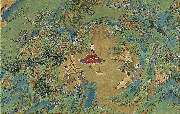 解密中美元首茶叙背后的古画:洞天福地与道教艺术