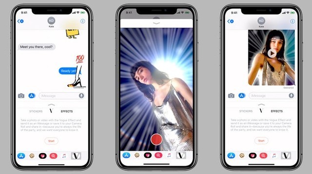 Vogue杂志牵手iphone X 帮你录制时尚版快手 手机凤凰网