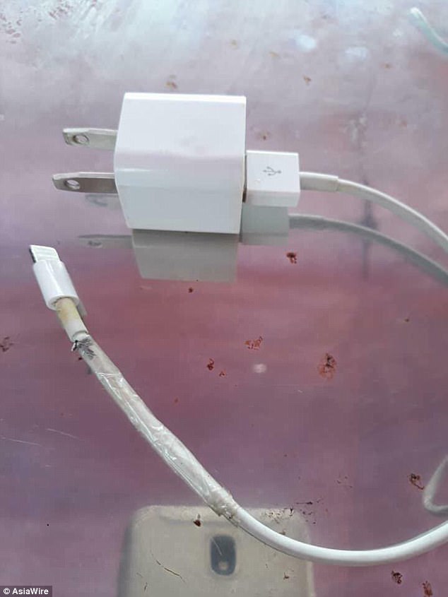 越南14岁女子因使用破损数据线给iPhone充电导致被电死 