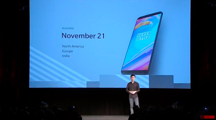 一加 5T 海外发布:全面屏来了,你们要的 3.5 毫米耳机孔还在