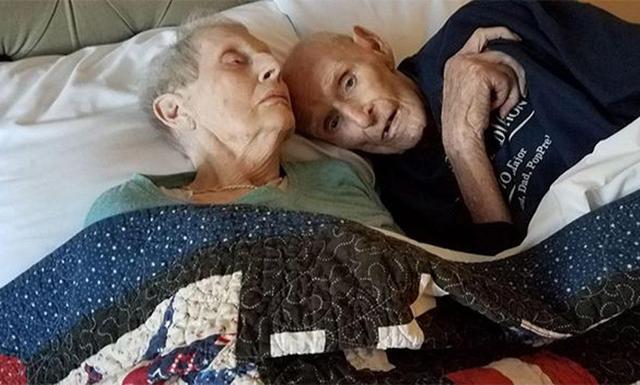 一对96岁的恩爱夫妻，相伴71年在同一天离世