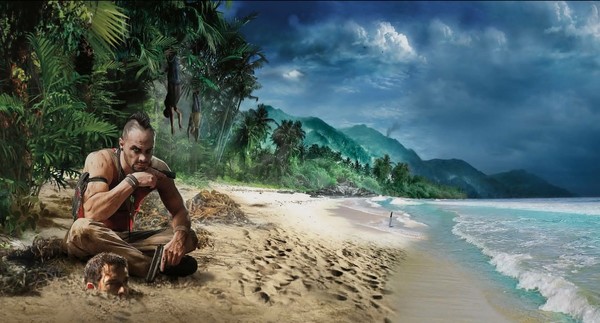 《孤岛惊魂3》公布新原画 风景依旧美不胜收