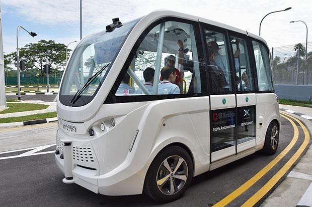 新加坡首次开放自动驾驶测试路线