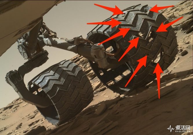 NASA重新定义了轮胎 只为能在火星上愉快发车