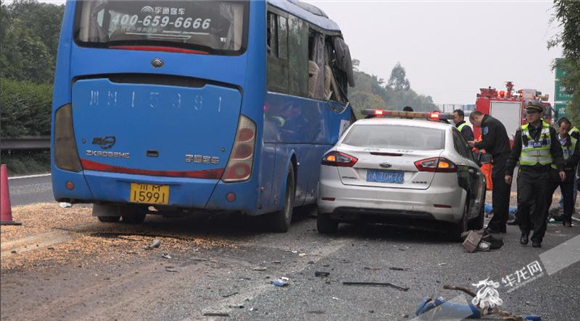 G93成渝环线高速重庆铜梁段发生交通事故 15