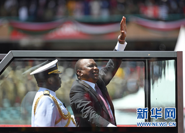 肯尼亚连任总统肯雅塔宣誓就职