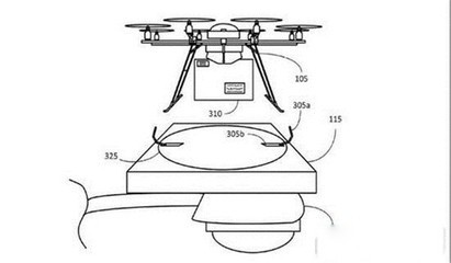 亚马逊为无人机送货再开发新专利：飞行遇险可自行解体