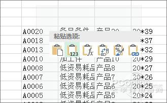 Excel选择性粘贴