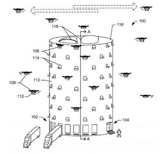 亚马逊为无人机送货再开发新专利：飞行遇险可自行解体