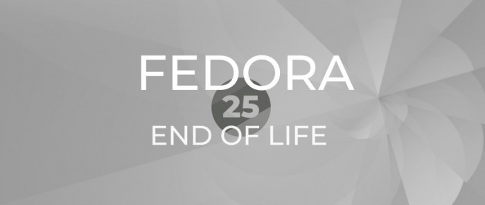 Fedora 25将于今年12月12日停止支持