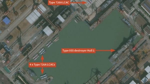 英媒称中国增产新型气垫登陆艇 5艘接近竣工