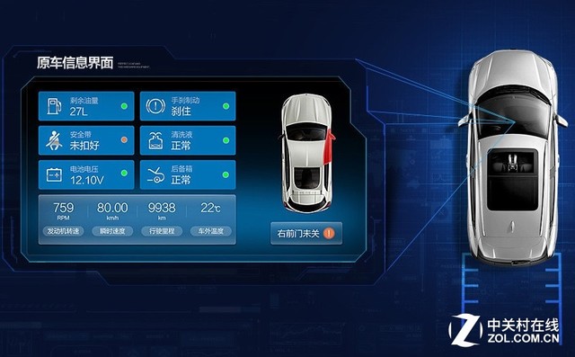 原车信息显示 天之眼Max-T1车机促销