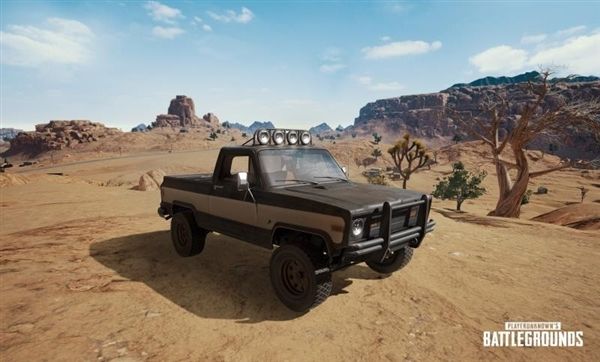 《绝地求生》新载具皮卡车亮相：沙漠地图独有