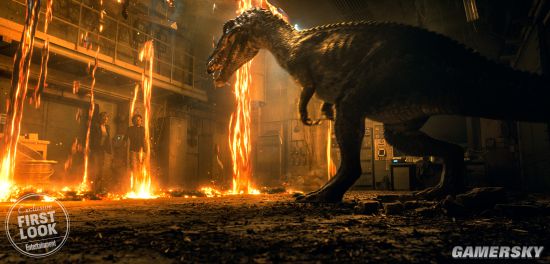 《侏罗纪世界2》预告男巫乱入,重爪龙现身吓坏“星爵”