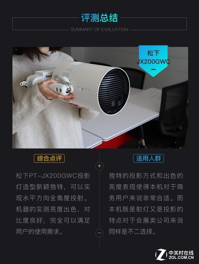 能投影能照明 松下激光光源投影灯评测 