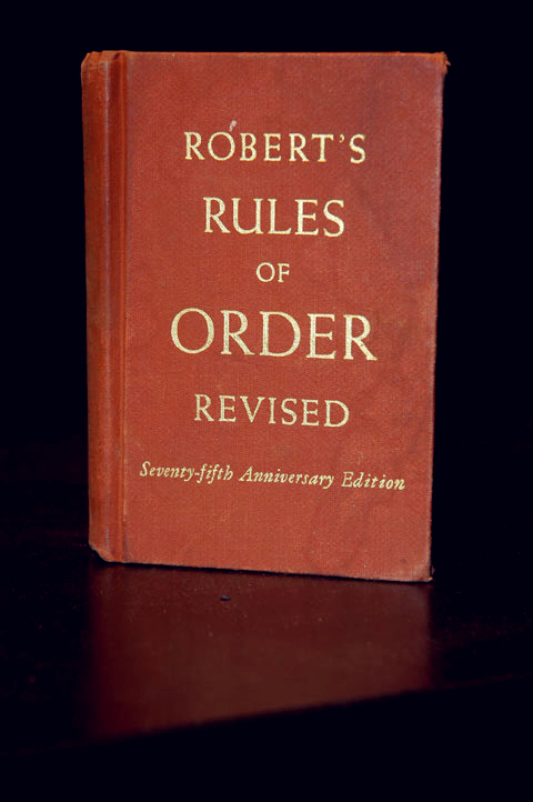 林达:罗伯特议事规则