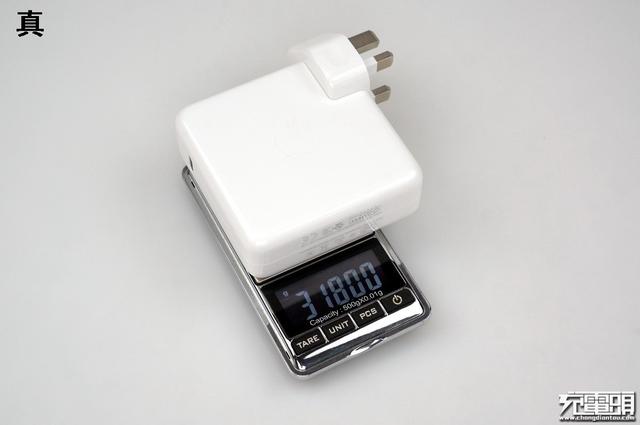 警惕！苹果87W USB-C PD快速充电器真假对比