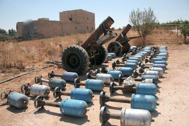 叙利亚煤气罐炮、弹弓手雷不稀奇，我军造过飞雷、棒棒炮
