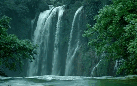 壁纸 风景 旅游 瀑布 山水 桌面 474_297 gif 动态图 动图