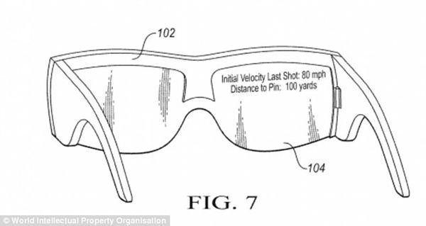 耐克AR眼镜专利：可实时统计高尔夫球手数据