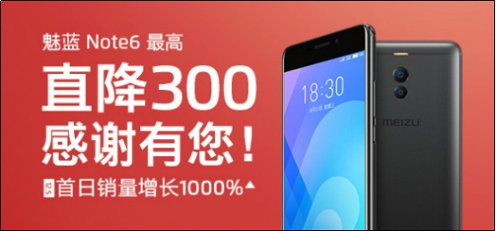 千元最强双摄 魅蓝Note6新用户超过60%