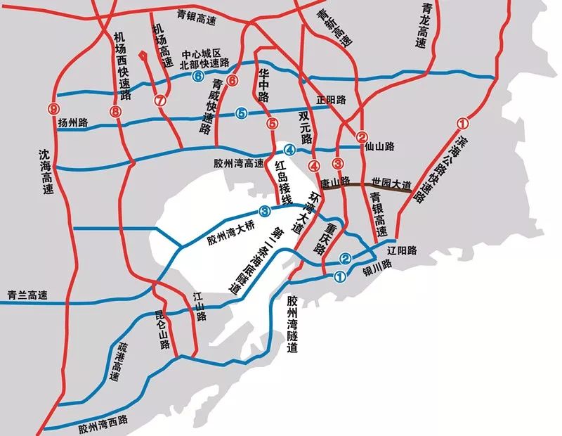 青岛中心城区道路大优化 第二条海底隧道亮相图片