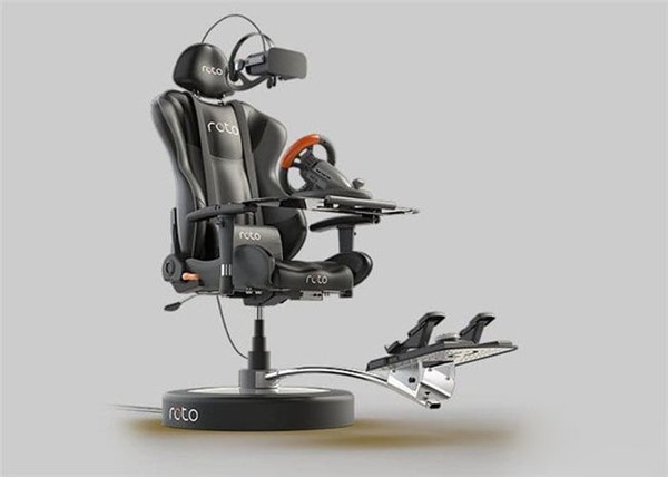 懒人福利 能坐着玩VR的Roto VR座椅明年2月上市