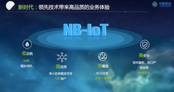 中国移动山东公司窄带物联网(NB-IoT)全省商用
