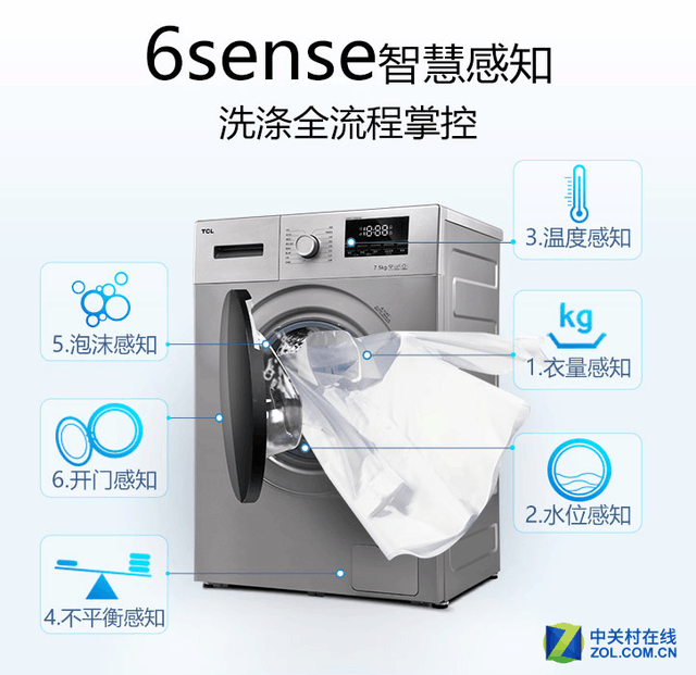 好筒洁净不伤衣物 TCL洗衣机优惠力度不减 