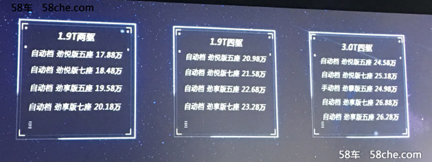 五十铃mu-X正式上市 售17.88-26.88万元