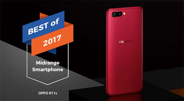 外媒评选“2017年度十大自拍手机”：OPPO R11入围