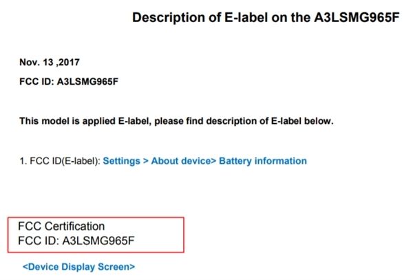安卓新机皇走来：三星Galaxy S9/S9+通过FCC认证