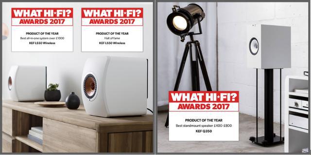 KEF LS50W获《What Hi-Fi》2017年度最佳产品