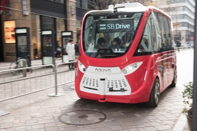 无人驾驶时代就在眼前 自动巴士在日本测试