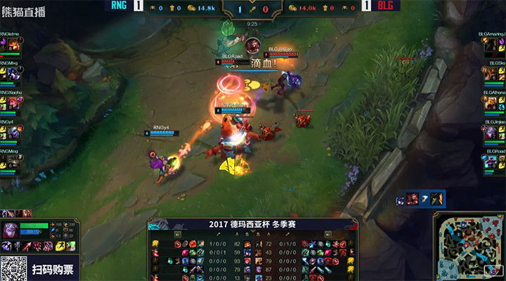 Athena沙皇完美大招 BLG绝境翻盘RNG