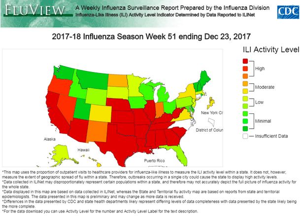 美国36州爆发H3N2致命流感,死亡已达34人