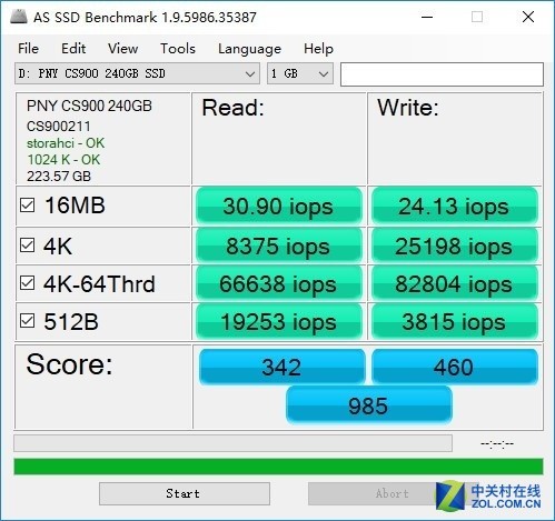 稳定耐用 PNY CS900 240GB SSD首发评测