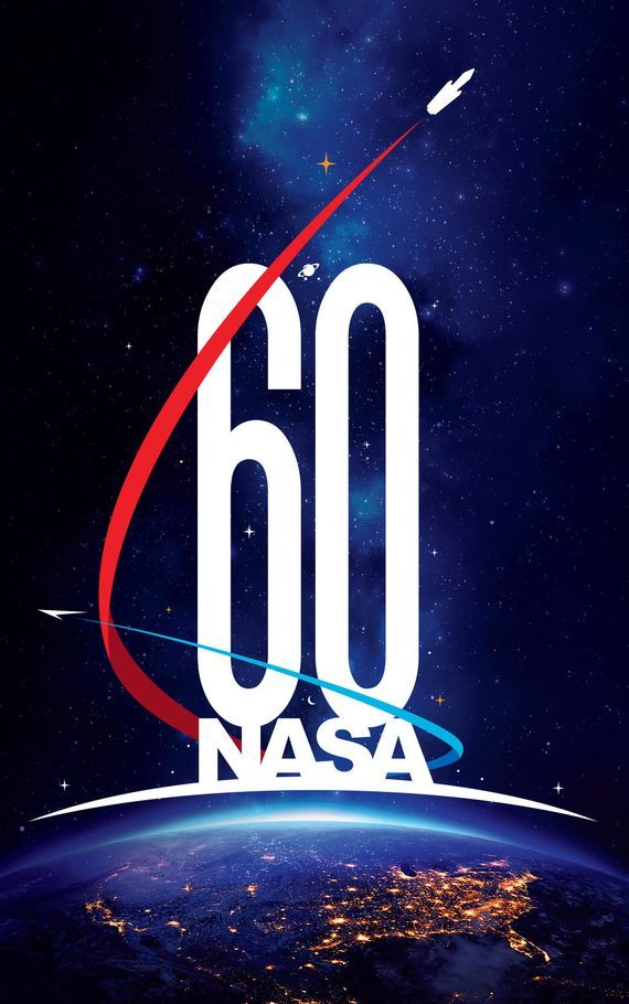 NASA公布60周年logo图：宛如科幻大片海报