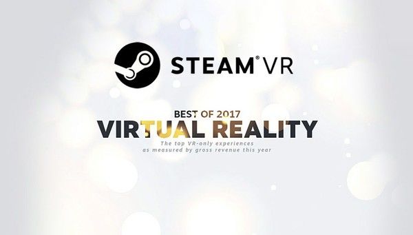 2017年全球最大的游戏平台Steam最畅销VR游戏