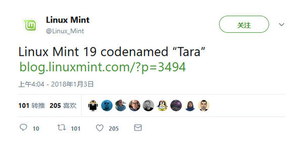 Linux Mint 19代号敲定为“Tara”  5月6月发布