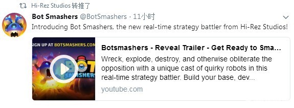 1V1即时策略手游《Bot Smashers》演示视频曝光