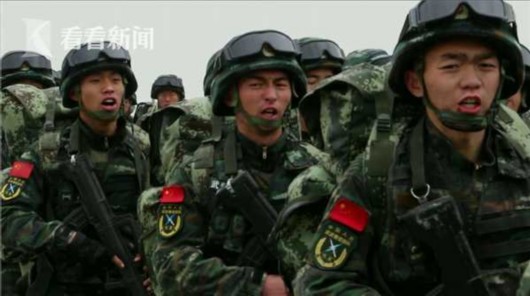 武警上海总队冬季野营拉练 全面提升处突反恐