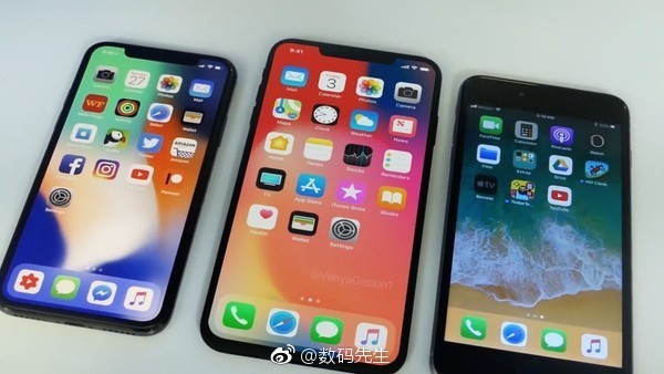 6.5英寸iPhoneX Plus曝光 更大全面屏仍然齐刘海_凤凰科技