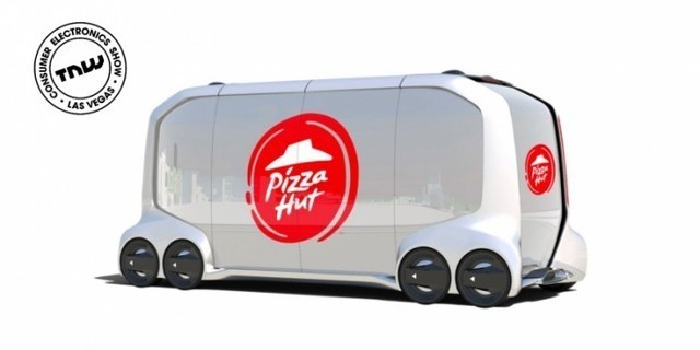 CES2018：必胜客将用丰田定制自动驾驶送披萨