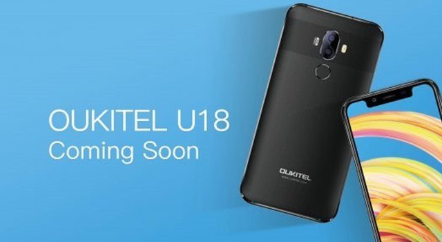 正面苹果背面华为 Oukitel U18全面屏手机将发布